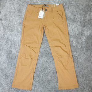 Prana Camel Straight Leg Pants